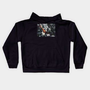 Eagle over New York sketch Kids Hoodie